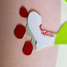 Load image into Gallery viewer, Raptor on Rollerskates Card