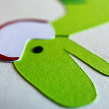 Load image into Gallery viewer, Raptor on Rollerskates Card