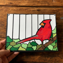Load image into Gallery viewer, Cardinal Piece - &#39;Stained Glass&#39;
