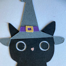 Load image into Gallery viewer, Cat Witch Card (Original White)

