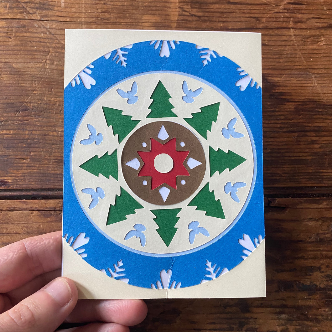 Folk Art Holiday Card