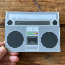 Load image into Gallery viewer, Stereo Card (Boombox)