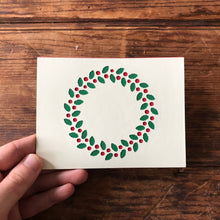 Load image into Gallery viewer, Festive Wreath Card
