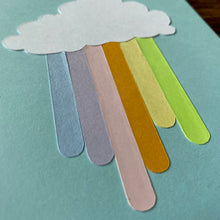 Load image into Gallery viewer, Rainbow Cloud Card