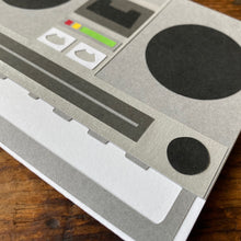 Load image into Gallery viewer, Stereo Card (Boombox)