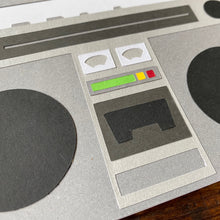 Load image into Gallery viewer, Stereo Card (Boombox)