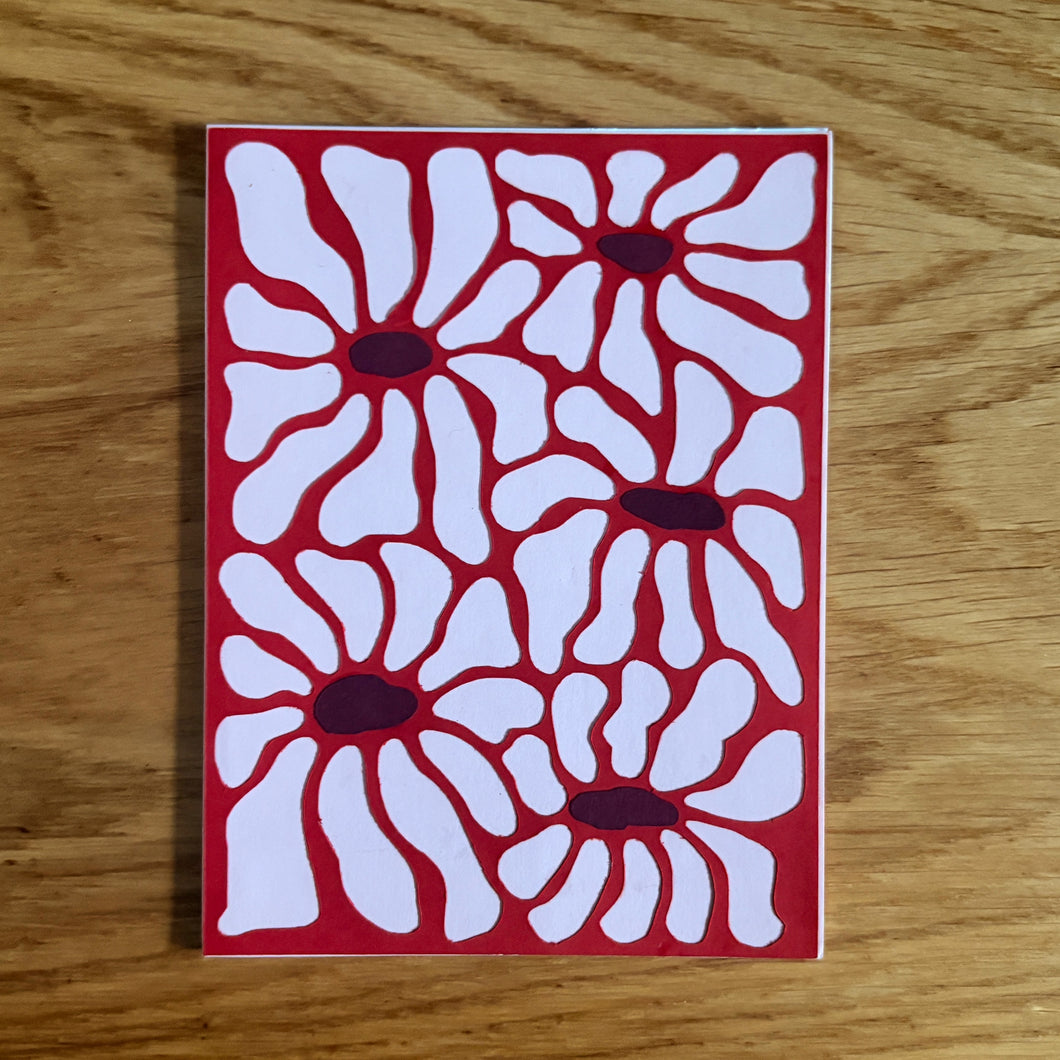 Wavy Flower Card