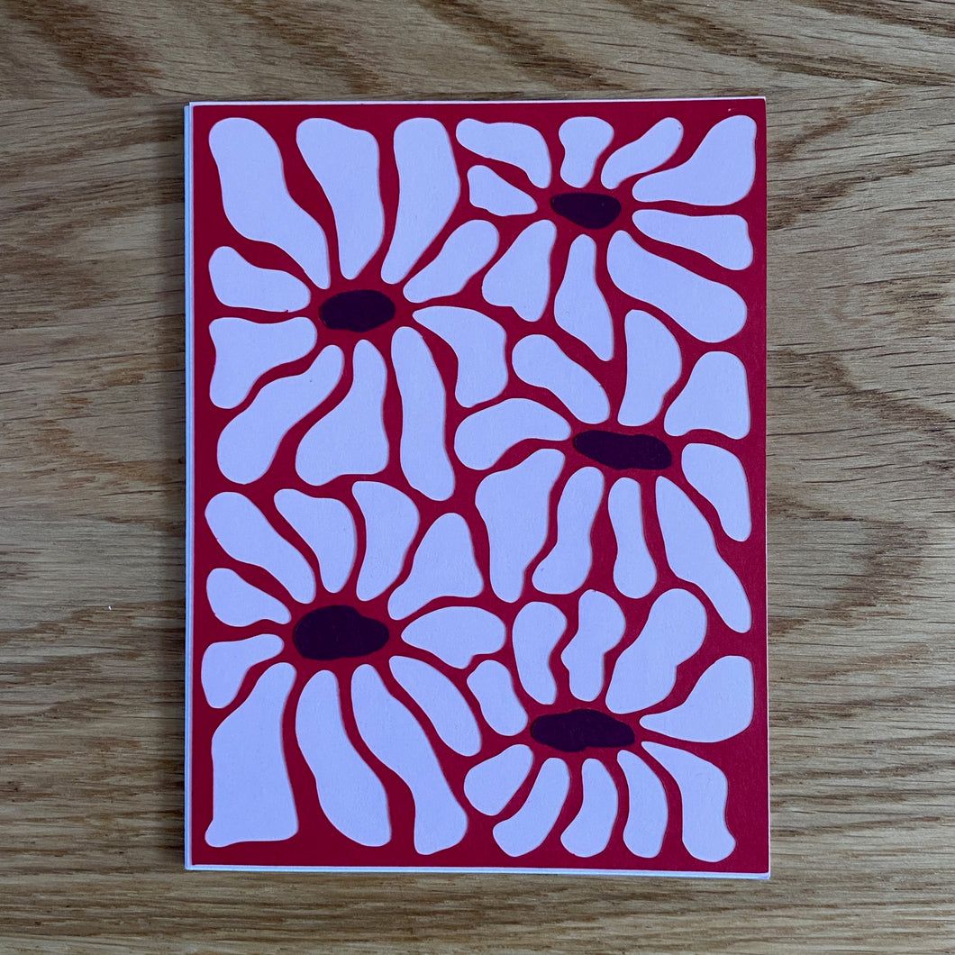 Wavy Flower Card