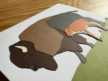 Load image into Gallery viewer, Buffalo and Baby Calf Card
