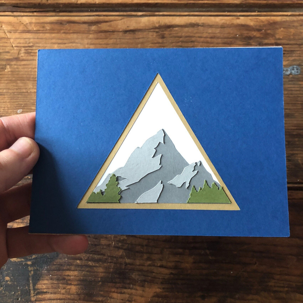 Mountain Triangle Card