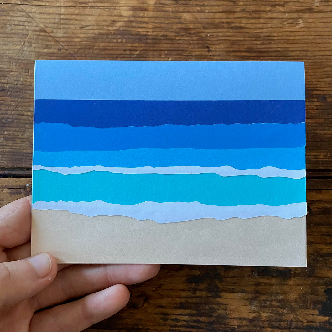 Beach Silhouette Card