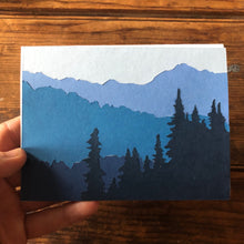 Load image into Gallery viewer, Mountain Silhouette Card

