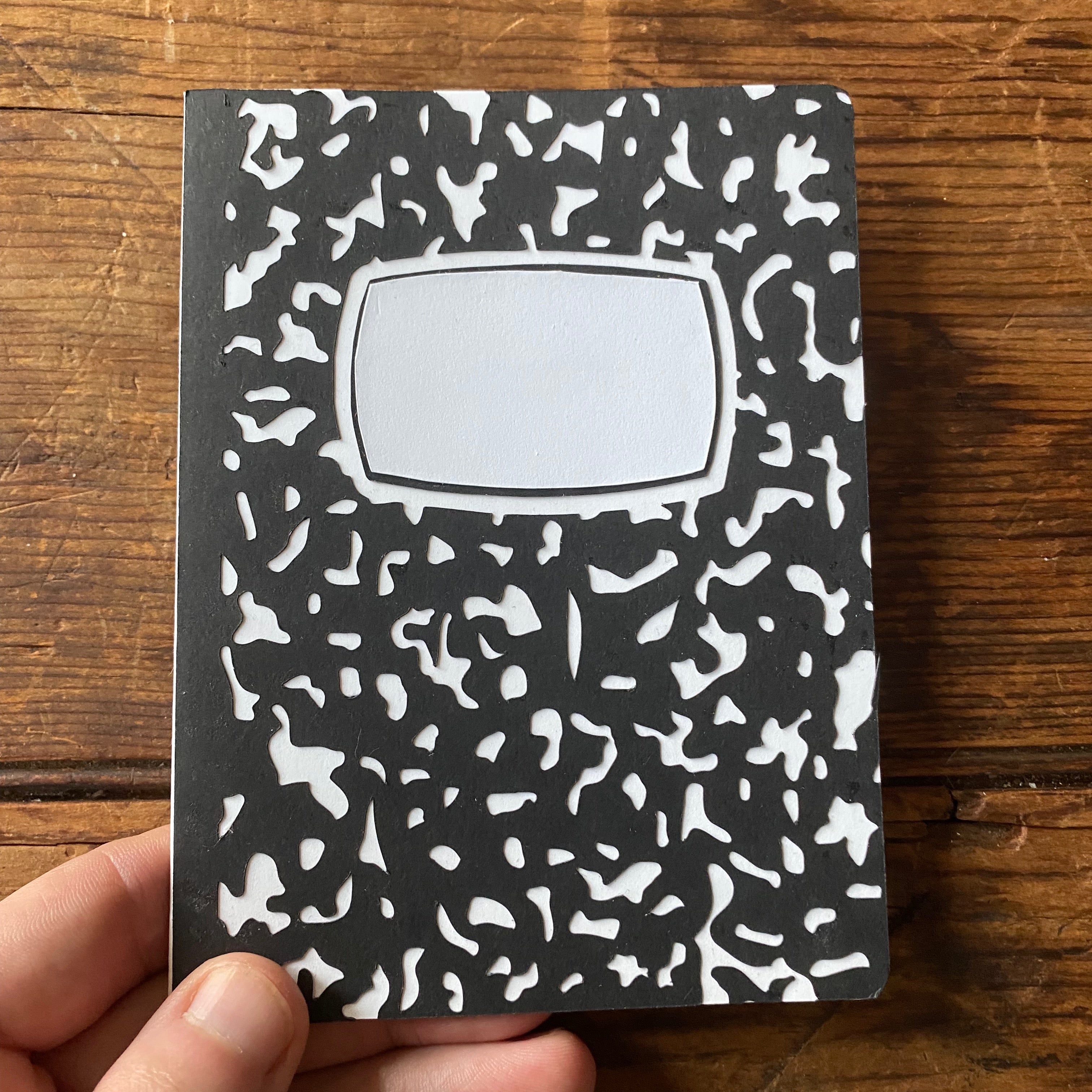 Composition Notebook Cover Clipart