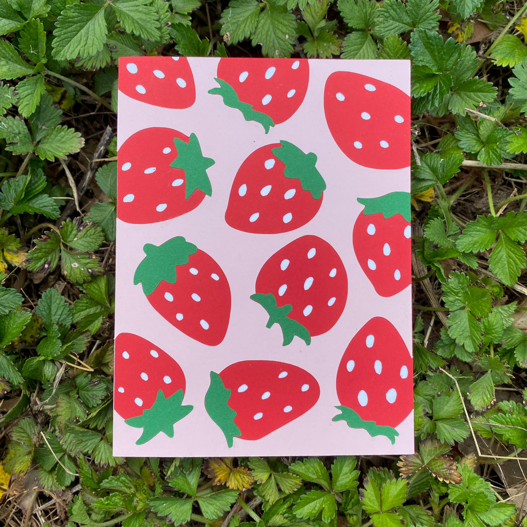 Strawberry Patch Card