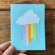 Load image into Gallery viewer, Rainbow Cloud Card
